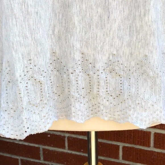 Max Jeans Short Sleeve Tunic T-shirt in Heathered Grey Size Large - Picture 3 of 12